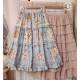 Miss Point Cat Rose Tea Open Front Deluxe Skirt(Reservation/Full Payment Without Shipping)